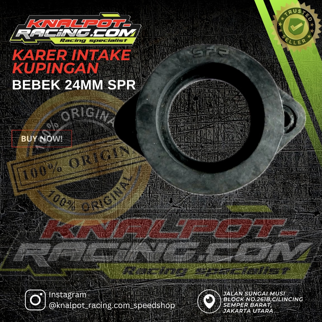 KARET INTAKE KUPINGAN BEBEK 24MM SPR 
